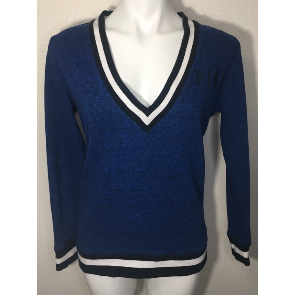 VS Pink Varsity Collegiate Sweatshirt